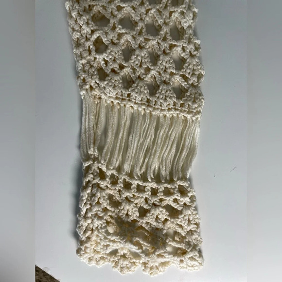 Le Moda Ivory Crochet Knit Sweater- Size Medium - Picture 12 of 12